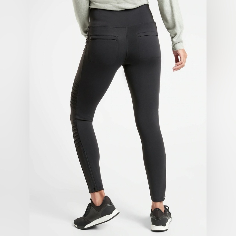 Athleta Delancey Moto Tight in Black - Medium - Picture 10 of 10
